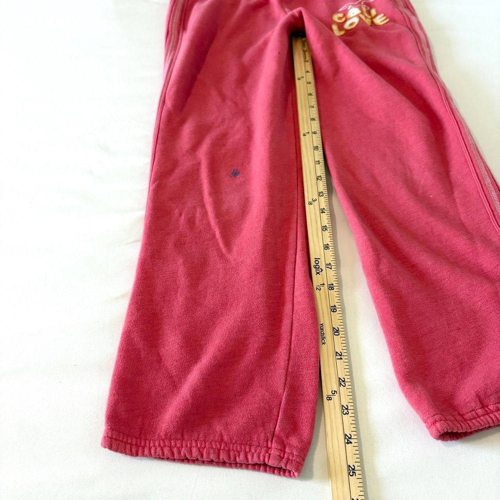 Hollister Cali Love Capri Sweatpants Womens XS Pink Y2K Low Rise Ankle Joggers - Picture 8 of 8